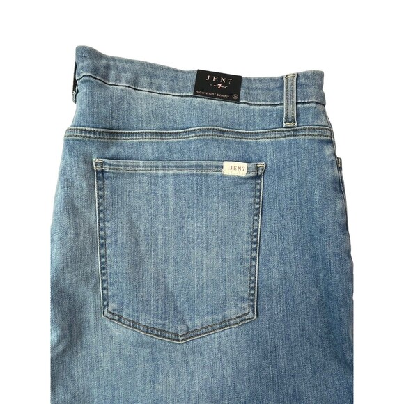 7 For All Mankind Womens Jen7 Plus Size 26 High Waist Skinny Jeans 44x29 NWT - Picture 6 of 16